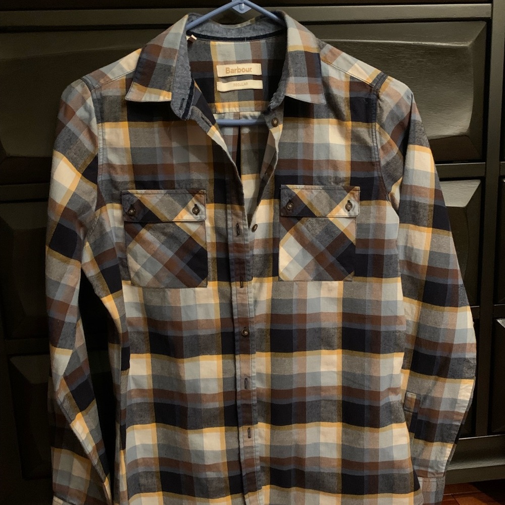 Barbour flannel/lumberjack shirt, size US6
